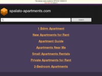Frontpage screenshot for site: (http://spalato-apartments.com/)