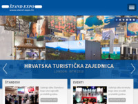 Frontpage screenshot for site: (http://www.stand-expo.hr)