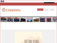 Frontpage screenshot for site: (http://www.dvd-ivanovec.hr)