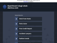 Frontpage screenshot for site: (http://www.apartmani-dugi-otok-danica.com)