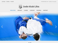 Frontpage screenshot for site: (http://www.judolika.hr)