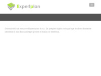 Frontpage screenshot for site: (http://www.expertplan.hr)