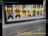 Frontpage screenshot for site: Cetinja d.o.o. - Staklo oprema (http://staklooprema-cetinja.hr)