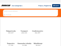 Frontpage screenshot for site: Mascus Hrvatska - oglasnik za kupnju i prodaju rabljenih strojeva i opreme (http://www.mascus.hr)