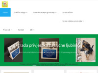 Frontpage screenshot for site: Inovacija grafičke usluge Pula (http://www.inovacija.hr)