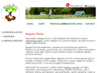 Frontpage screenshot for site: Permakultura, igraonice, sumski vrt, prirodno igraliste u Vojnicu (Karlovac) (http://www.bogatasuma.hr)