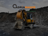 Frontpage screenshot for site: Adriabager - Rezervni dijelovi i oprema za građevinske strojeve (http://hr.adriabager.com)