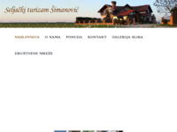 Frontpage screenshot for site: Seoski turizam Šimanovic (http://www.simanovic.hr)