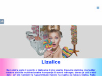 Frontpage screenshot for site: (http://www.lizalice.com)