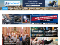 Frontpage screenshot for site: (http://www.likemetkovic.hr)