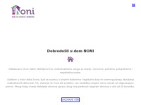 Frontpage screenshot for site: Dom za starije i nemoćne Noni (http://noni-dom.com/)