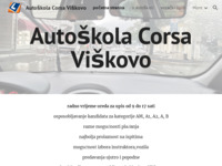 Frontpage screenshot for site: Autoškola Corsa - Viškovo (http://corsa.hr)