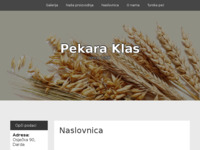 Frontpage screenshot for site: Pekara Klas Darda (http://klas-darda.hr)