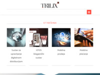 Frontpage screenshot for site: (http://www.trilix.hr)