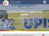Frontpage screenshot for site: Pučko otvoreno učilište Vinkovci (http://www.pouvinkovci.hr)