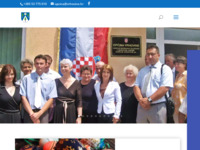 Frontpage screenshot for site: (http://www.vrhovine.hr)