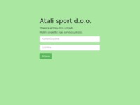 Frontpage screenshot for site: Atali sport d.o.o. (http://www.atali.hr/)