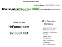 Frontpage screenshot for site: Futsal Webshop - Baš sve za mali nogomet (http://hrfutsal.com)