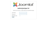 Frontpage screenshot for site: Salon Josipa (http://www.salonjosipa.hr)