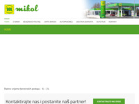 Frontpage screenshot for site: Benzinske postaje Mikol d.o.o. (http://mikol.hr)
