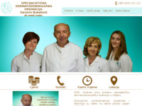 Frontpage screenshot for site: (http://ordinacija-bubalovic.hr/)