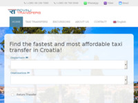 Frontpage screenshot for site: Taksi transferi Rovinj, Hrvatska (http://rovinjtransfers.com)