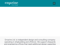Frontpage screenshot for site: (http://www.emarine.hr)