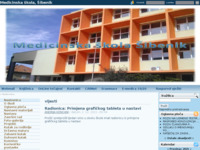 Frontpage screenshot for site: Medicinska škola Šibenik (http://www.ss-medicinska-si.skole.hr)