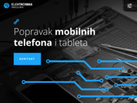 Frontpage screenshot for site: Elektronika Smodlaka Split (http://www.elektronika-s.hr/)