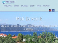 Frontpage screenshot for site: Villa Durda - Drvenik Mali (http://villadurda.com.hr/)