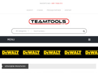 Frontpage screenshot for site: (http://teamtools.hr)