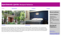 Frontpage screenshot for site: Apartments Ljerka Starigrad Paklenica (http://www.apartment-ljerka.hr)