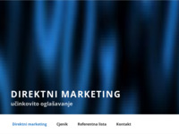 Frontpage screenshot for site: Dot Com Hrvatska (http://www.dot.com.hr)
