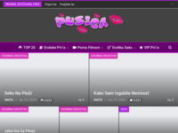 Frontpage screenshot for site: Pusica Portal (http://pusica.com)