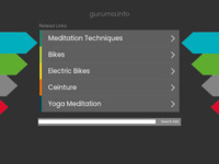 Frontpage screenshot for site: (http://guruma.info/)