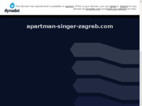 Frontpage screenshot for site: Apartman Singer - Zagreb, Hrvatska (http://apartman-singer-zagreb.com/hr/)