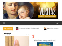 Frontpage screenshot for site: Veritas - Glasnik sv. Antuna Padovanskoga (http://www.veritas.hr)