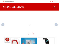 Frontpage screenshot for site: SOS Alarm (http://sos-alarm.com/)