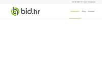 Frontpage screenshot for site: Izrada web stranica i internet marketing BID (http://bid.hr)