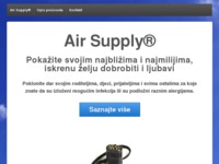 Frontpage screenshot for site: Čisti zrak - Air Supply (http://www.cistizrak.hr)