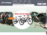 Frontpage screenshot for site: Xplorer Bike Shop (http://xplorerlife.hr)