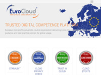 Frontpage screenshot for site: (http://www.eurocloud.hr)