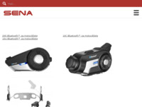 Frontpage screenshot for site: Sena Hrvatska - Bluetooth slušalice za motoriste (http://www.sena.com.hr)