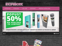 Frontpage screenshot for site: Intermont Varaždin - trgovina građevinskog materijala (http://intermont-intl.hr/)