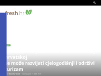 Frontpage screenshot for site: Fresh.hr - portal za vegansku prehranu te zdrav duh i tijelo (http://fresh.hr)