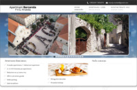 Frontpage screenshot for site: (http://www.apartmani-ivo-barcarola.hr)