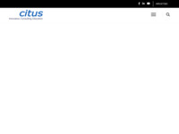 Frontpage screenshot for site: (http://www.citus.hr/)