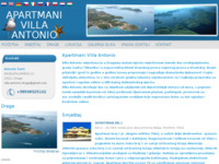 Frontpage screenshot for site: (http://www.apartmani-vila-antonio-drage.hr)