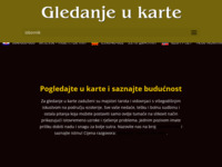 Frontpage screenshot for site: Gledanje u karte (http://www.gledanjeukarte.com.hr/)