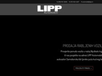 Frontpage screenshot for site: Prodaja rabljenih vozila (http://www.lipp.hr)
